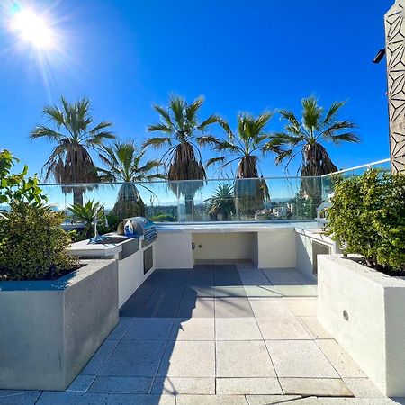 Downtown Los Angeles Skyline Balcony View Modern Penthouse Eksteriør bilde