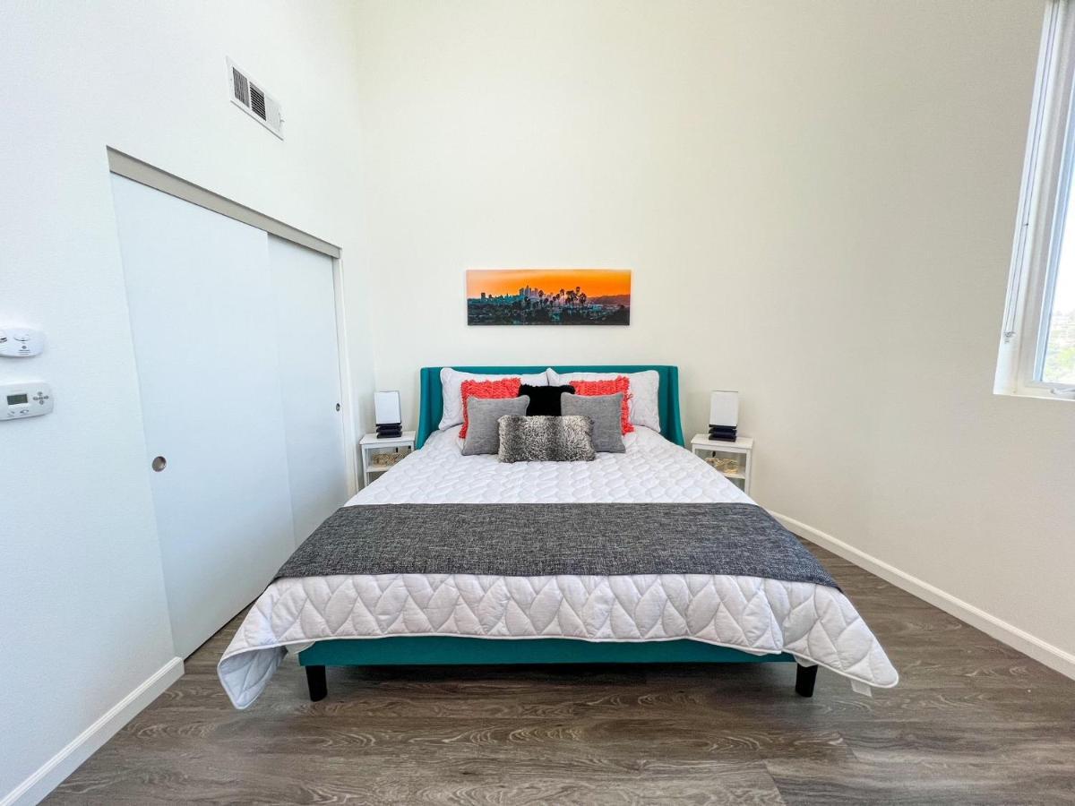 Downtown Los Angeles Skyline Balcony View Modern Penthouse Eksteriør bilde